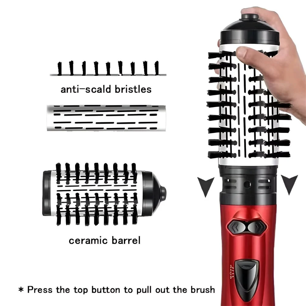 Hair Styler Dryer Brush Hot Air Curling Comb - Image 3