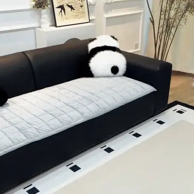 Quilted Sofa Cover Mat Modern Living Room Decor - Image 9