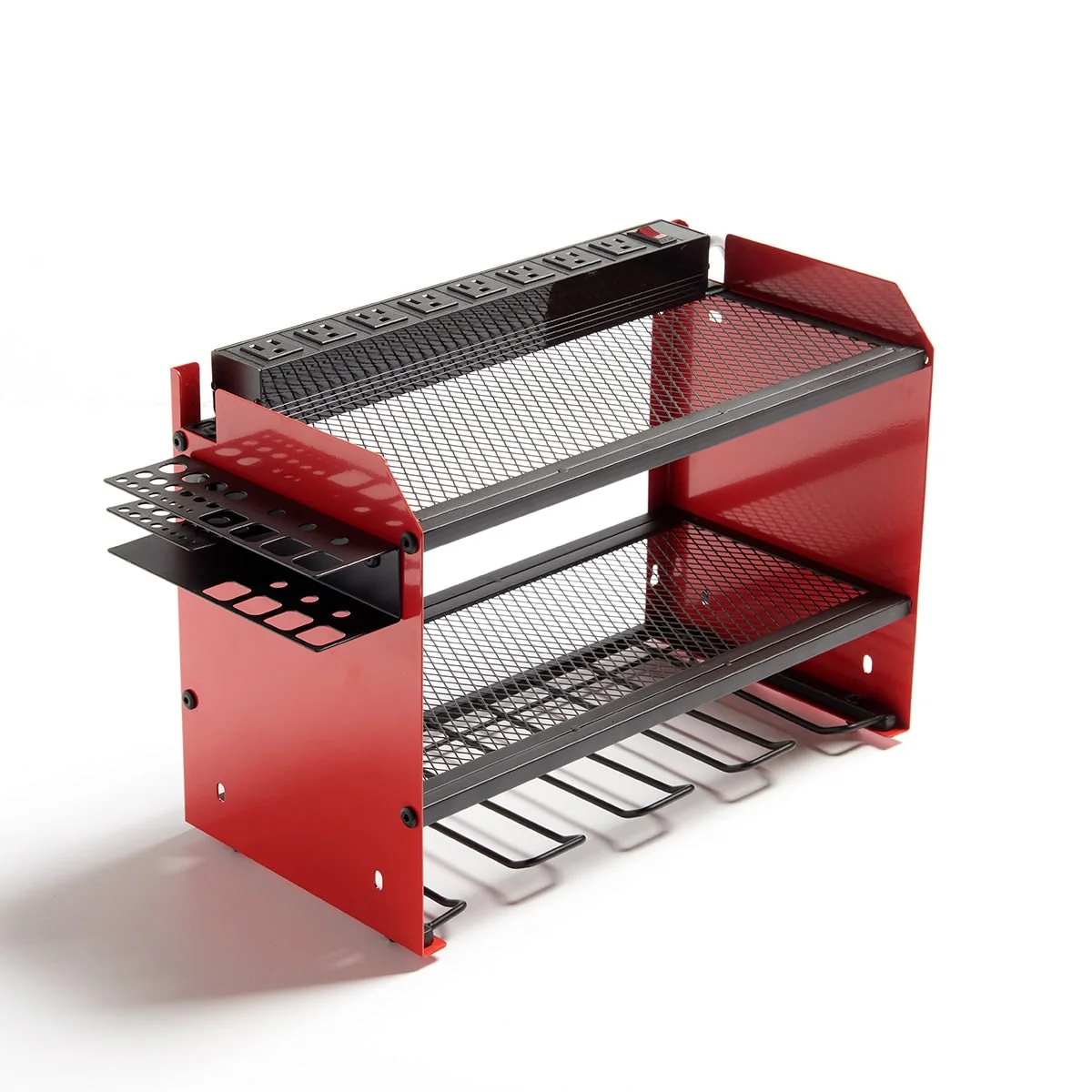 Surge Protected Power Strip Charging Station Tool Organizer - Image 3